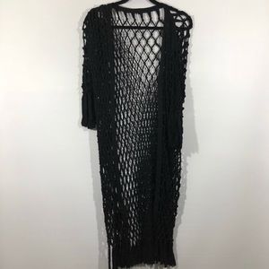 ALL SAINTS crochet cardigan